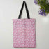 Pink Floral Printed Tote Bag - Uncommongifts.in